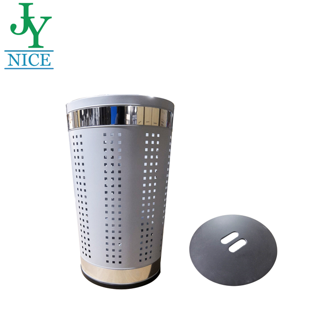 35L 46L Stainless Steel Laundry Basket with Lid Home Center Waterproof Antirust Dirty Clothes Storage Bin