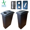 Factory Made Outdoor Garden Zoo Commercial Industry Garbage Bin Slim Restaurant Kitchen Waste Bin Plastic 90l City Trash Can