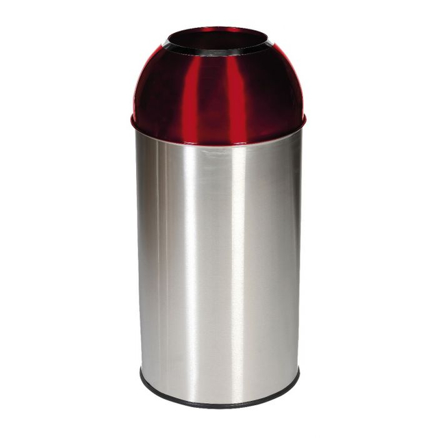 DOME BIN ELECTRIC FINISHED Stainless Steel Waste Bin small trash can with lid bathroom