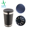 35L Customizable Bathroom Dirty Laundry Hamper with PU Leather Lid Home House Stainless Steel Round Kids Laundry Bin
