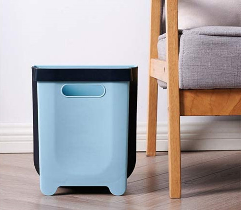 Garden Waste Bin Collection Wall Mounted Folding Waste Bin For Home