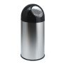 Stainless Steel Push Bin with Liner (40 Litre)