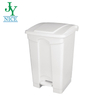 PP plastic fireproof garbage can with foot pedal Restaurant dining room food pedal dustbin