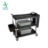 hotel customized 3 tiers service cart with wheels restaurant kitchen meal delivery serving food trolley