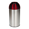DOME BIN ELECTRIC FINISHED Stainless Steel Waste Bin