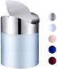 2021 New Mini Desktop Bin Stainless Steel Swing Lid Trash Can Set 1.5 L / 0.40 Gal