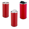 Toilet Waterproof Foot Pedal Garbage Bin with Lid Removable Inner Wastebasket Round Waste Bin