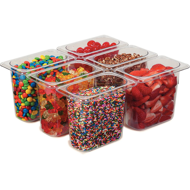 Safe PC Food Storage Container 100 Degree Temperature Pan Container To Keep Food Hot