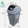 apartment corridor ashtray trash bin with lid outdoor sidewalk plastic cigarette box garbage can