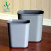 Home Office Mini Yellow Blue PP Plastic Rubbish Bin Hotel Guestroom Fireproof 8L 15L Ellipse Dustbin