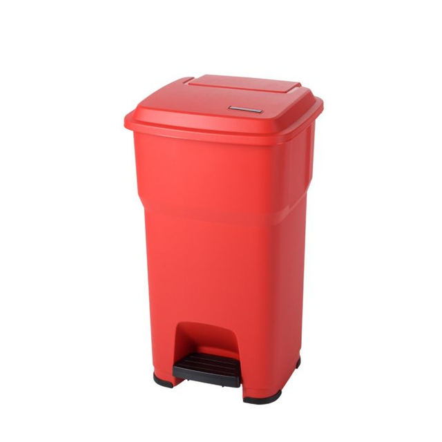 Plastic Pedal-Operated Bins 30L 55L Waste Bin with Lid