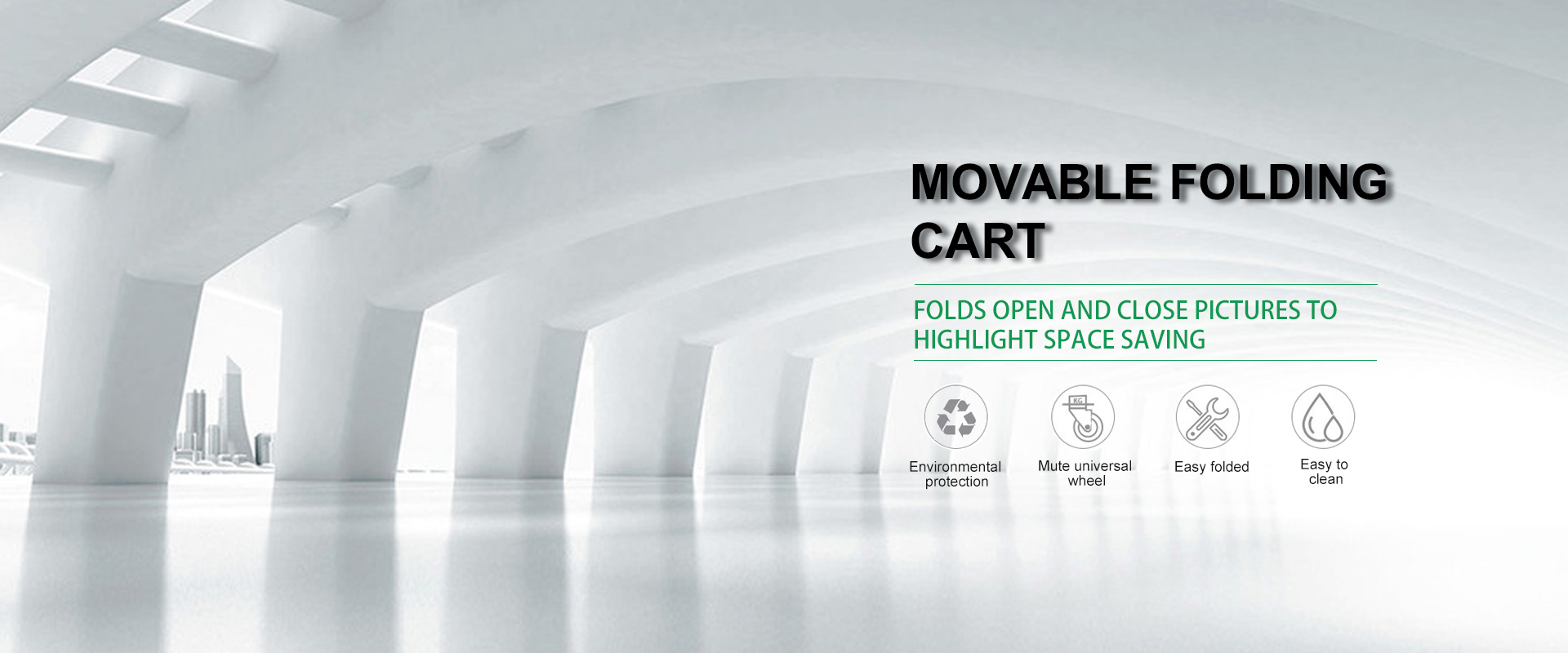 foldable trolley cart
