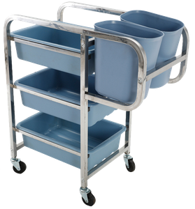 2020 Hotel restaurant tavern plate collect cleaning trolley plastic Kitchenware food collecting service dish cart