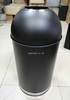 40 LITRE DOME BIN ELECTRIC FINISHED Stainless Steel Waste Bin black trash can bathroom