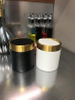 2021 New Design Mini Stainless Steel Waste Bin with Swinging Lid for Car Tabletop Desktop Trash Bin