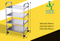 Good Quality 3 Tier Kitchen Dining hall Food service Utility Cart Commercial Stainless Steel Wheeling meal Delivery Trolley