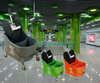 Commercial Office Building Mop Bucket with Wringer Plastic Mobile Wheel Moving Swob Water Bucket