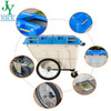 Outdoor Street Park Rubbish Cart 400L 550L Waste Recycling Container with Wheels Self Dumping Container Bin Waste Trolley