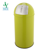 Eco-friendly Round Top Opening Outdoor Metal Dustbin