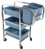 Universal Hotel Cleaning Trolley Cleaning Service for Warehouse Housekeepin Maid Cart