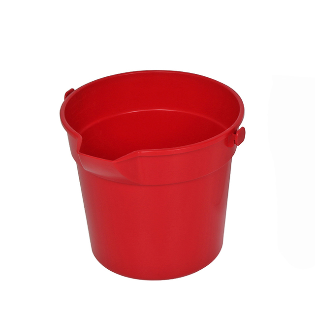 5-Quart Promotional Color Plastic Water Bucket With Handle Cleaning Tool Round Bucket