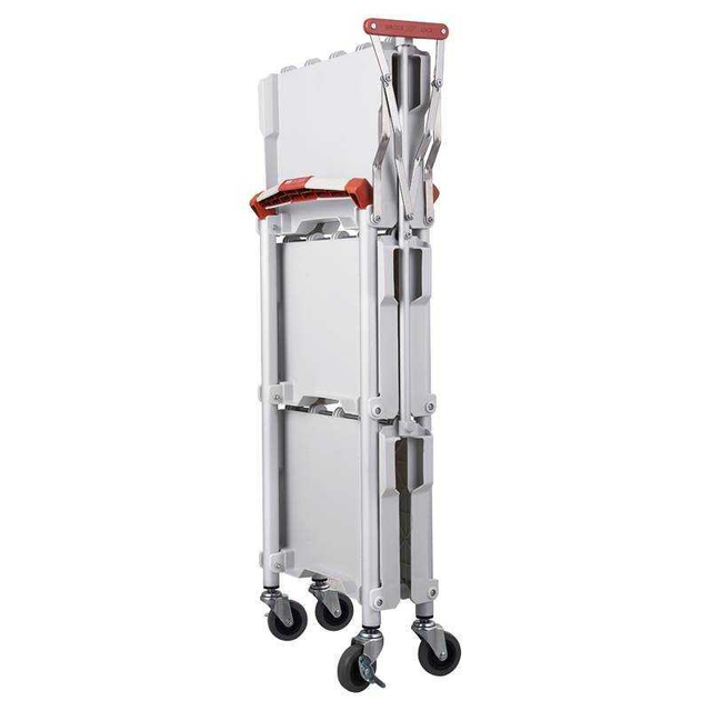 Mac tools pack n roll collapsible service cart industrial service cart for sale, white