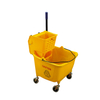 26QT Red Color Mop Bucket with Wringer Side Press Wring Is Easy To Use