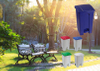 120 Liter Plastic Wheelie Bin with Lid Foot Pedal Waste Bin 68L 87L Factory Biohazard Tall Trash Can