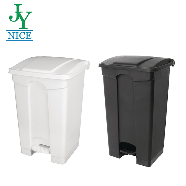 High Quality Plastic Waste Bin with Foot Pedal 30L 45L 68L 87L Eco Friendly Kitchen Fireproof Garbage Recycle Trash Can