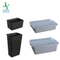 victualing house stainless steel dish caddy with bucket hotel Service Cleaning plates dishes collect trolley