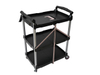 Luggage Carrying Kitchen Utility Folding Hand Cart Shopping Serving Platform Foldable Trolleys with Wheels