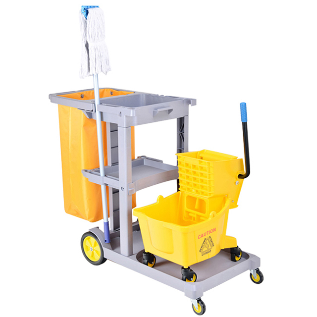 Multifunction Hotel Housekeeping Cleaning Trolley Housekeeping Cart