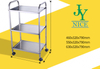 heavy duty 2 tier warehouse Storage Tool Utillity Cart 3 layers hospital Stainless Steel Anesthesia Medical Trolley