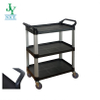 Heavy Duty Rolling Warehouse Platform Cart with wheels cargo moving hand trolleys workshop plastic Tool Wheelbarrow