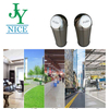 Push Lid Push Top Colorful Indoor Hotel Lobby Canteen Garbage Bin Round Trash Can with Foot Pedal Waste Bin