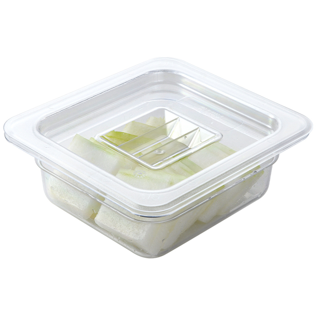 Economical Buffet Gourmet Food Pans 1/6 Size Polycarbonate Plastic Food Pans