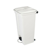 Plastic Pedal Bin Plastic Sanitary Trash Can Waste Bin with Wheels