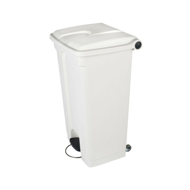 Plastic Pedal Bin Plastic Sanitary Trash Can Waste Bin with Wheels
