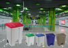 Restaurant Standing Pedal Rubbish Bin with Lid 45L 68L 87L Kitchen Cleaning Plastic Waste Bin Industrial Factory Garbage Box