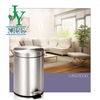 Kitchen Foot Step Colorful Pedal Waste Bin with Flat Lid High Quality Stainless Steel Recycle Garbage Bin