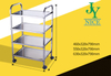 Hospital Operation Room Stainless Steel Nursing Trolley Customized Commercial Workstation Laundry Utility Cart