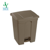 PP plastic fireproof garbage can with foot pedal Restaurant dining room food pedal dustbin