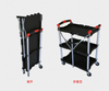 Mac tools pack n roll collapsible service cart industrial service cart for sale, white