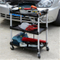 White Kitchenware Collection Trolley Food Service Trolley Fold Cart