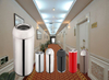 Toilet Waterproof Foot Pedal Garbage Bin with Lid Removable Inner Wastebasket Round Waste Bin