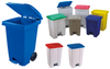 30l/45l/68l/87l Commercial Outdoor Indoor Plastic Foot Step on Trash Can Pedal Garbage Bin Waste Container