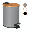 Bamboo Pedal Bin