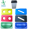 87Qt. Bottle Classification Dustbin With Lid Waste Container Square Park Ash Bin with Lid Slim Jim Plastic Waste Bin