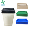 87Qt. Kitchen Dustbin With Lid Waste Container Square Park Ash Bin with Lid Slim Jim Plastic Waste Bin