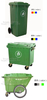 240L/360L/660L/1100L Hospital School Hotel Garden Large Outdoor Plastic Rubbish Bin Collection Trash Can Waste Bin